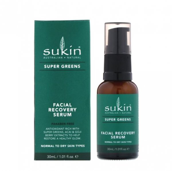SUKIN Super Greens Facial Recovery Serum-1