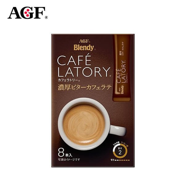 AGF Blendy Cafe Latory Rich Bitter Cafe Latte (8)-01s