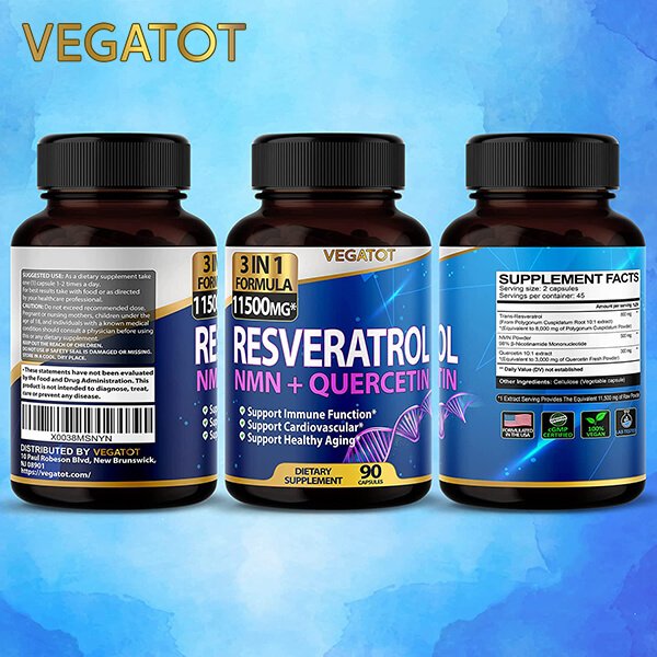 VEGATOT 3 in 1 NMN Resveratrol-02s