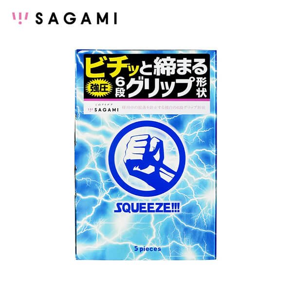 SAGAMI Squeeze 6-Stage Grip Condom-01s